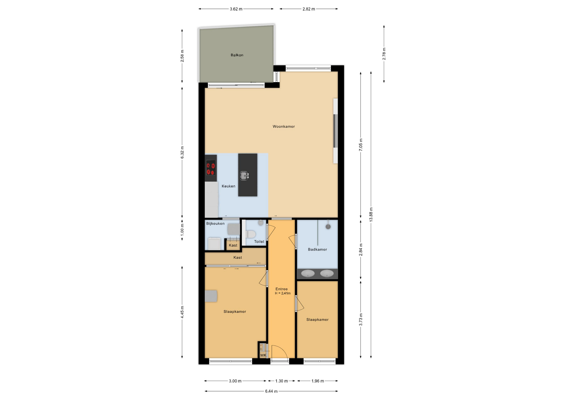 Hoefbladstraat 25 , 2153 EX Nieuw-vennep map